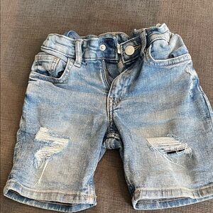 H&M Kids Distressed Blue Denim Shorts